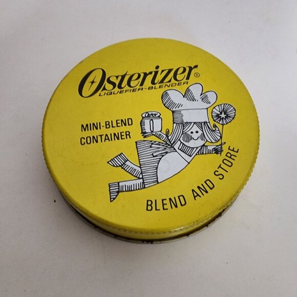 Osterizer Mini Blend and Store 8 oz Jar Plastic Metal Lid - Picture 7 of 9